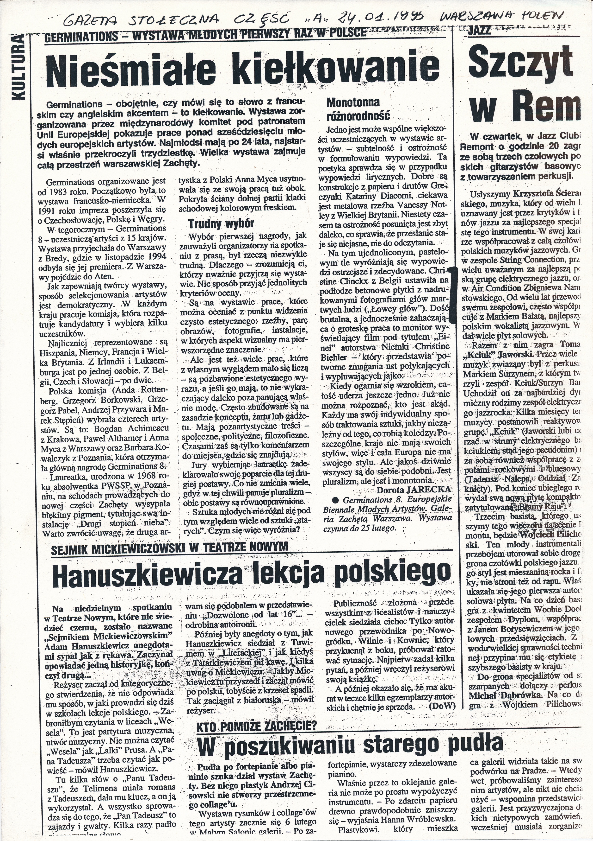 clinckxwarsawa museum biennial germinations 